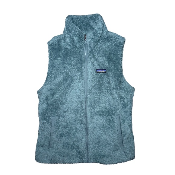 Patagonia Jackets & Blazers - Patagonia Los Gatos Fleece Full Zip Vest Women Large Teal Blue